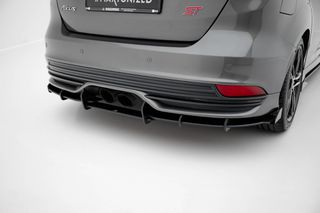 Street Pro Πίσω Diffuser + Flaps Ford Focus ST Mk3 Facelift-thumb-1