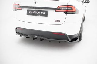 Πίσω Σπόιλερ (with vertical bars) V.2 Tesla Model X Mk1 Facelift