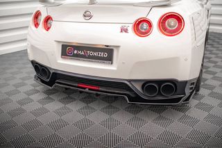 Πίσω Σπόιλερ (with vertical bars) Nissan GTR R35 Facelift