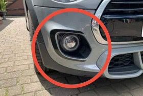 MINI COOPER JCW F56/55/57 ΑΥΤΟΚΟΛΛΗΤΑ ΜΑΥΡΑ ΓΝΗΣΙΑ ΓΙΑ ΠΡΟΦΥΛΑΚΤΗΡΕΣ ΣΕΤ 14-21