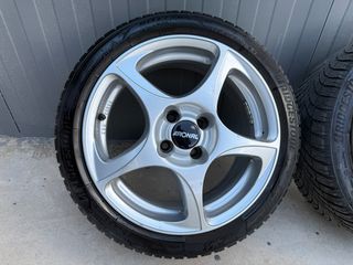 ΖΑΝΤΕΣ RONAL ΜΕ ΧΕΙΜΕΡΙΝΑ ΛΑΣΤΙΧΑ  195 / 45 R16 ΑΠΟ FIAT 500-thumb-1