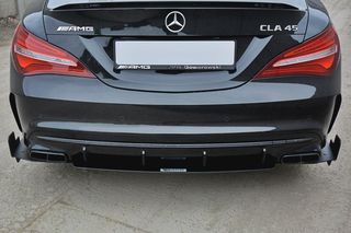 REAR DIFFUSER V.3 Mercedes CLA A45 AMG C117 Facelift-thumb-1