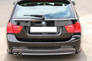 REAR SIDE SPLITTERS for BMW 3 Sedan / Touring M-Pack E90 / E91 Facelift-thumb-1