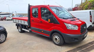 Διπλοκάμπινο Ford 2018 TRANSIT 350 7ΘΕΣΙΟ ΚΑΡΟΤΣΑ 2.80 ΔΙΠΛΟΤΡΟΧΟ-thumb-1