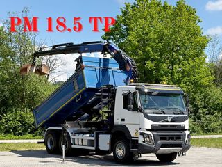 Γερανοί - Φορτηγά Με Γερανό Volvo 2018 FMX 410 * PM 18.5 TP + ΤΗΛΕΧΕΙΡΙΣΤΗΡΙΟ * 6x4