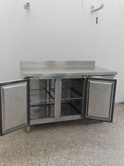 Ψυγείο Πάγκος Inox 1.35μ Κωδ: 0526-3380-thumb-1