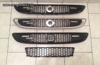 SMART BRABUS 451 ORIGINAL FACELIFT NEW FRONT GRILL COMPLETE 