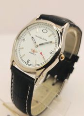 Christian Delon Silver Tone Quartz αντρικό ρολόι Japan Α9026 ΤΙΜΗ 69 ΕΥΡΩ