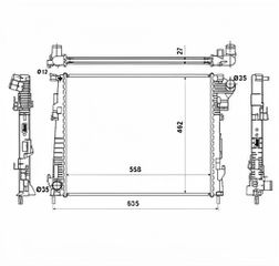 ΨΥΓΕΙΟ 2.0 ΠΕΤΡΕΛΑΙΟ CDTi -/+AC (560x449) (NRF)