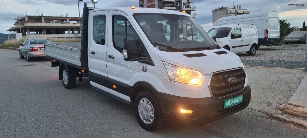 Διπλοκάμπινο Ford 2020 TRANSIT ΠΙΣΩ ΚΙΝΗΣΗ 3.2Ο  ΜΗΚΟΣ ΚΑΡΟΤΣΑΣ