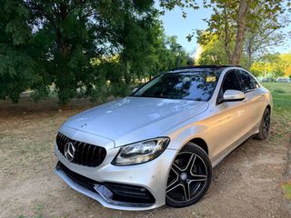 Mercedes-Benz C 200 2015 C180 ΠΑΝΟΡΑΜΑ AMG LOOK 63 EYKAIRIA-thumb-1