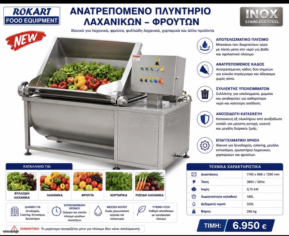 ΑΝΑΤΡΕΠΟΜΕΝΟ ΠΛΥΝΤΗΡΙΟ ΛΑΧΑΝΙΚΩΝ ΕΠΑΓΓΕΛΜΑΤΙΚΟ