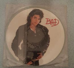ΒΙΝΥΛΙΟ MICHAEL JACKSON BAD - LP Album - Picture Disc - ΑΧΡΗΣΙΜΟΠΟΙΗΤΟ