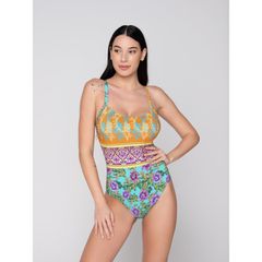 Luna Γυναικείο Μαγιό Ολόσωμο Cup C/D Motif SS '26