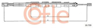 Ντίζα, φρένο ακινητοποίησης COFLE 92.10.739