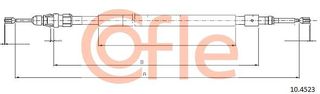 Ντίζα, φρένο ακινητοποίησης COFLE 92.10.4523