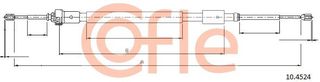 Ντίζα, φρένο ακινητοποίησης COFLE 92.10.4524
