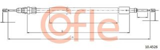 Ντίζα, φρένο ακινητοποίησης COFLE 92.10.4526