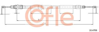 Ντίζα, φρένο ακινητοποίησης COFLE 92.10.4708