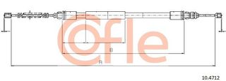 Ντίζα, φρένο ακινητοποίησης COFLE 92.10.4712