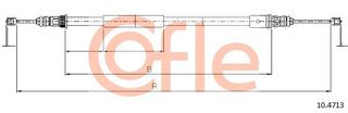Ντίζα, φρένο ακινητοποίησης COFLE 92.10.4713
