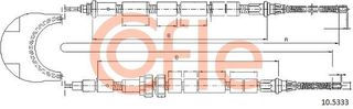 Ντίζα, φρένο ακινητοποίησης COFLE 92.10.5333