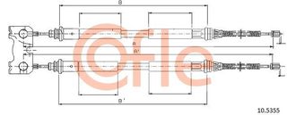 Ντίζα, φρένο ακινητοποίησης COFLE 92.10.5355