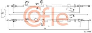 Ντίζα, φρένο ακινητοποίησης COFLE 92.10.5386