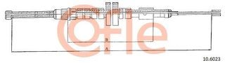 Ντίζα, φρένο ακινητοποίησης COFLE 92.10.6023