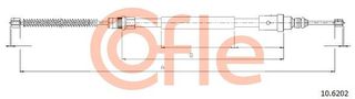 Ντίζα, φρένο ακινητοποίησης COFLE 92.10.6202
