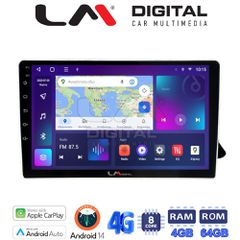 LM Digital - LM ZC8310 GPS Οθόνη OEM Multimedia Αυτοκινήτου για AUDI A4 2008 > 2013 (CarPlay/AndroidAuto/BT/GPS/WIFI/GPRS)
