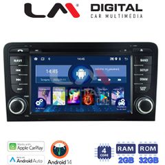 LM Digital - LM N4049 GPS Οθόνη OEM Multimedia Αυτοκινήτου για AUDI A3 8P 2003-2012 (CarPlay/AndroidAuto/BT/GPS/WIFI)
