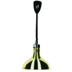 ΠΡΟΣΦΟΡΑ!!! KARAMCO A6512-1404 (Ø29cm - 250Watt/230Volt - Ύψος: 60-150cm) Χρυσό Θερμαντική Λάμπα Οροφής για Μπουφέ