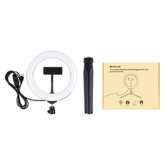 Tripod Mount Puluz with 20cm LED Ring Vlogging PKT3073B-thumb-2