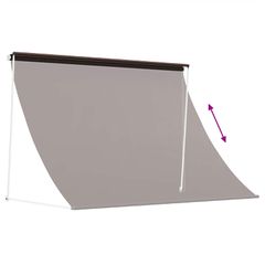 vidaXL Αντιανεμικό Καφέ 100 x 150 cm-thumb-4