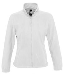 SOLʼS NORTH WOMEN 54500 Γυναικεία φλις ζακέτα με φερμουάρ WHITE-102