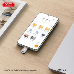 XO DK10 Μονάδα Αποθήκευσης Type-C 128G-thumb-1