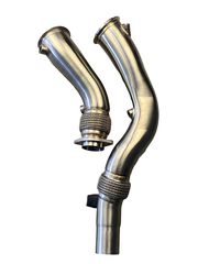 Decat Downpipe για BMW S55 – Χειροποίητο 304 Inox
