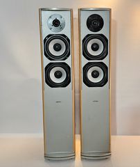 AUDIOLINE CHERRY MOMENTUM 2GR FLOOR STANDING SPEAKERS