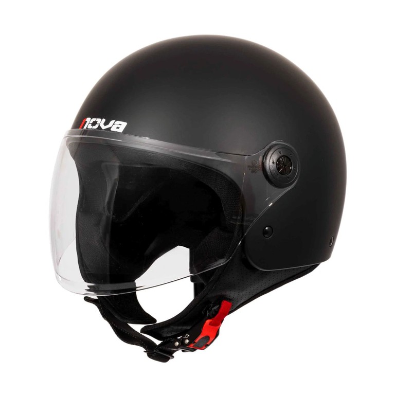 NOVA OF229V GUARD WITH VISOR SOLID MATT BLACK M