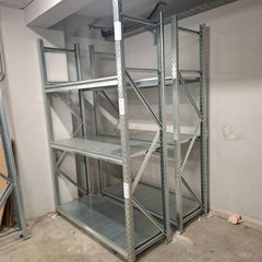 2 Σετ Μεταλλικά Ράφια Αποθήκης Dexion / Metalsistem (Ημιβαρέως Τύπου) – Άριστη Κατάσταση