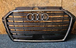 AUDI A3 / S3 / S LINE (8V FACELIFT) | ΜΑΣΚΑ ΕΜΠΡΟΣ ΚΕΝΤΡΙΚΗ ME ΣΗΜΑ ΚΑΙ ΘΕΣΗ ΡΑΝΤΑΡ ACC | 2016 – 2020 8V5853651T | ΓΝΗΣΙΑ OEM ΜΕΤΑΧΕΙΡΙΣΜΕΝΗ