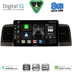 DIGITAL IQ BXF 7712BL_CPAA (9inc) MULTIMEDIA TABLET for TOYOTA COROLLA mod. 2001-2006 (BLACK) | Pancarshop