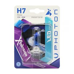 Photon H7 12V 55W 5000K XenVision Ultimate Λάμπα Αλογόνου LED Effect 5000K (1τμχ) - PH5507DVB1