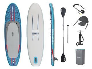 BESTWAY φουσκωτή σανίδα SUP/kayak Oceana 6532B με αποσπώμενο κάθισμα, 305x84x15cm, μπλε
