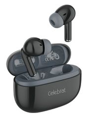 CELEBRAT earphones με θήκη φόρτισης W73, True Wireless, 13mm, 33/380mAh, μαύρα