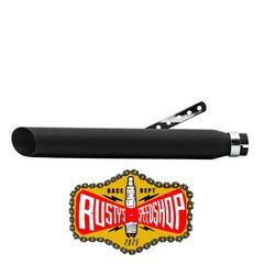 Shorty Slash Cut Universal Mufflers 20” Black