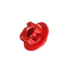 CNC metal easy-start hand puller turbine (in red and silver)