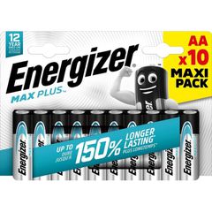 Energizer Max Plus Alkaline Battery ΑΑ E91 LR6(10 τμχ)