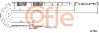 Ντίζα, φρένο ακινητοποίησης COFLE 92.10.7533